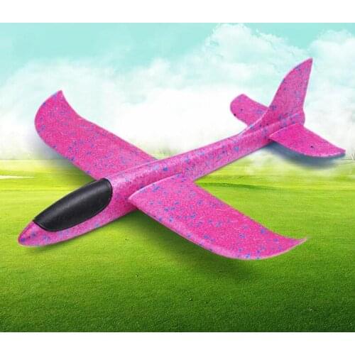Hot Epp Foam Hand Throwing Plane 48cm Children Throwing Glider Aircraft Toys Soaring Circling Model For Children Outdoor Toy