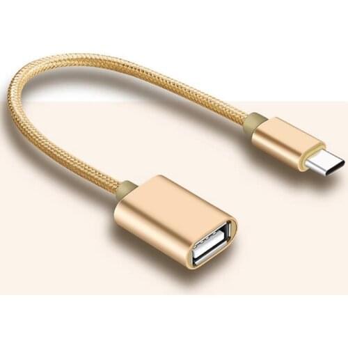 USB 2.0 Type C Male To USB 2.0 A Female OTG Data Cord Adapter Type-C OTG Adapter Cable For Samsung LG Sony HTC Xiaomi Andriod