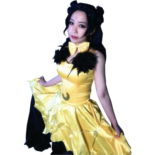 2017 Sailor Moon Luna Cosplay Costume Luna Dress