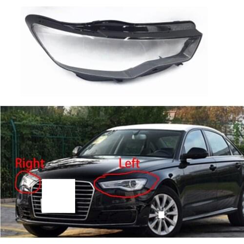 For Audi A6L C7 12-15 headlight cover headlight lamp shell headlamps transparent lampshade the base shell with base