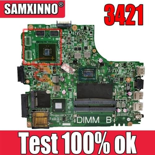 Laptop motherboard For Dell for Inspiron series 3421 motherboard 12204-1 CN-0DCTDH 0DCTDH DCTDH 100% fully tested
