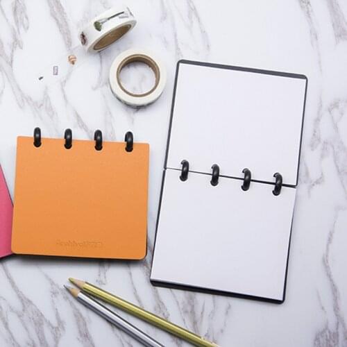 Fromthenon Disc Binding Binder Spiral Notebook Memo Pad A7 Pocket Size Notepad Creative Stationery Office And School Supplies