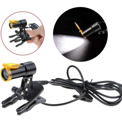 Portable Dental Unit LED Light with Plastic Clip