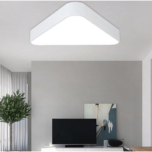 Led Ceiling Lamp Geometric Stitching Creative Personality Triangle Ceiling Lamp Office Conference Study Hall Corridor Mall Shop