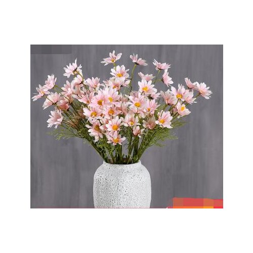 Wedding simulation silk flower lilac chrysanthemum onyx cosmos home flower arrangement daisy fake flower bride holding sun flowe