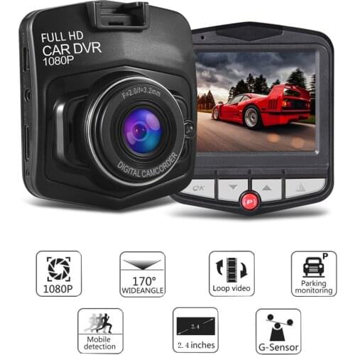 Dash Cam Hot Sale Mini Car DVR Vehicle Auto Dashcam Recorder Registrator Dash Cam In Car Video Camera Full Hd 1080P 2.4"