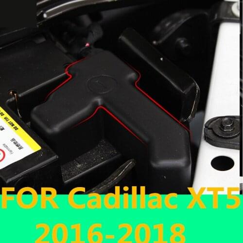 Negative Battery Waterproof Dust-proof Protective Cover Interior decoration Auto Accessories FOR Cadillac XT5 2016-2018