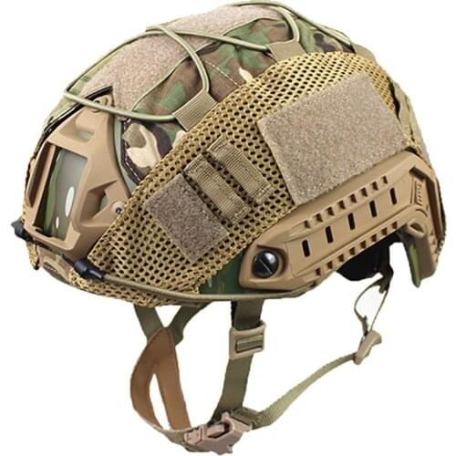 Mulitcam Team Wendy High Cut FAST MICH Ballistic Bulletproof Helmet Cover Cap With Elastic Rope For Tactical Army