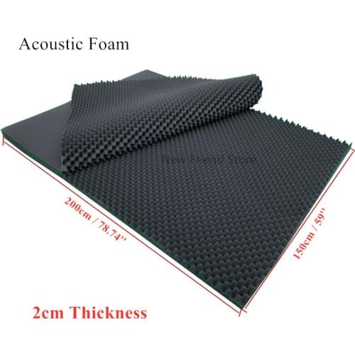 1PC 59''X79'' Studio Acoustic Foam Sound Foam Egg Soundproof Absorption Treatment Panel 2cm Thickness Large Size 150x200cm