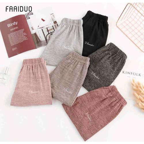 INS New summer women soft cool Cotton Casual Harem Pants Candy Color Harajuku Trousers Female Ankle-length Length Pants