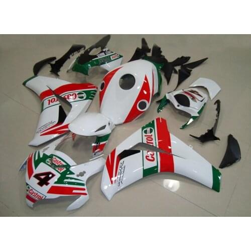 Dor-Aftermarket ABS Injection Fairing Kits Bodywork Fit CBR 1000 RR CBR1000RR CBR 1000RR 2008 2009 2010 2011 red white