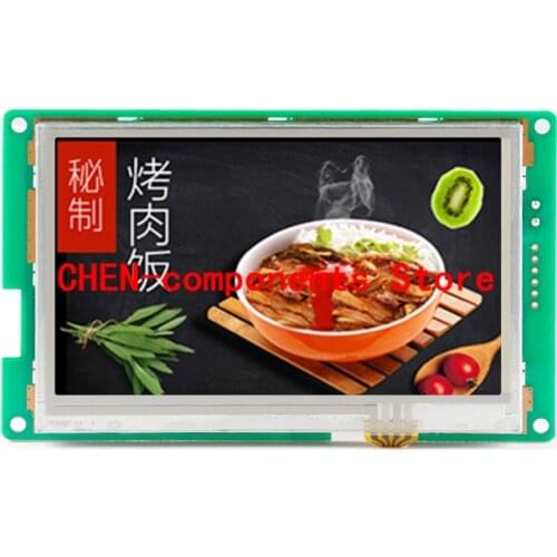 Dwin T5L HMI Intelligent Display, DMG48270C043_03W 4.3" 480X272 LCD Module Screen with Resistive Capacitive Touch Panel