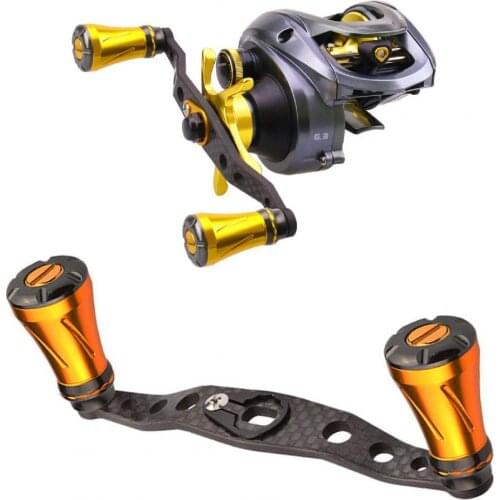 Outdoor Fishing Carbon Fiber Bait Casting Reel Modified Rocker Arm Fish Wheel Handle Drum Wheel Drop Wheel Fshing Wheel