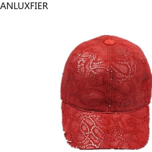 Leather Lady Baseball Cap Sheepskin New Autumn Winter Leisure Hat Women Genuine Leather Outdoor Fashion High Quality Caps H6970