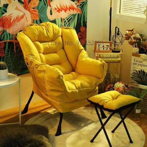 Lazy sofa single sofa chair student dormitory computer chair modern minimalist home bedroom balcony backrest recliner