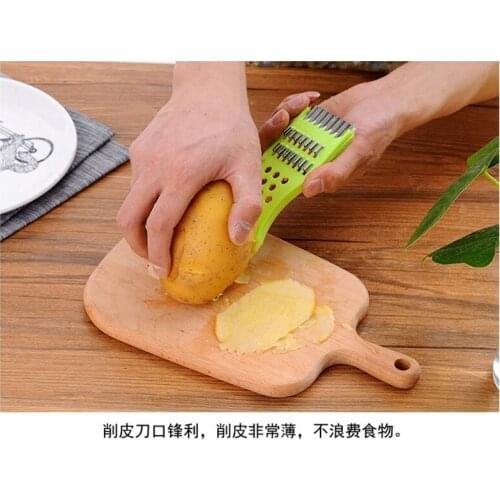 Multifunctional vegetable cutter planer slicer plastic peeler potato slicer and kitchen tool gadget