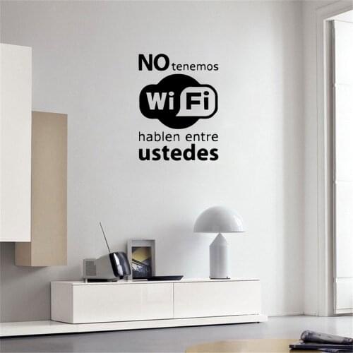 Spanish Quote Wall Stickers No Tenemos Wall Decal For Office Room Living room Vinyl Wallpaper Mural RU4102