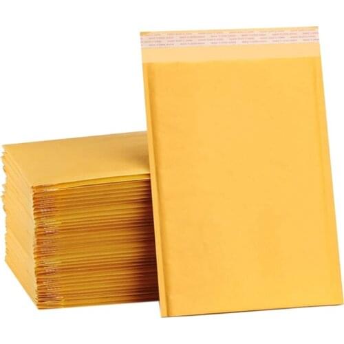 NEW-6X7 Inches Padded Envelopes Kraft Bubble Mailers Small Bubble Envelopes 25Pcs