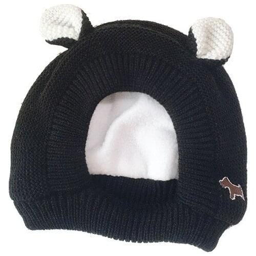 KENSHELLEY New Winter Kids Beanie Cute Bear Ear With Hoody Scarf Custom Embroidery Logo Fleece Lining Knitted Beanie For Kids