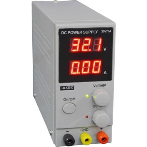 Adjustable DC Power Supply Switch Power Supply 30V10A5A LED aging Digital Lab Bench Power Source Stabilized Power Supply