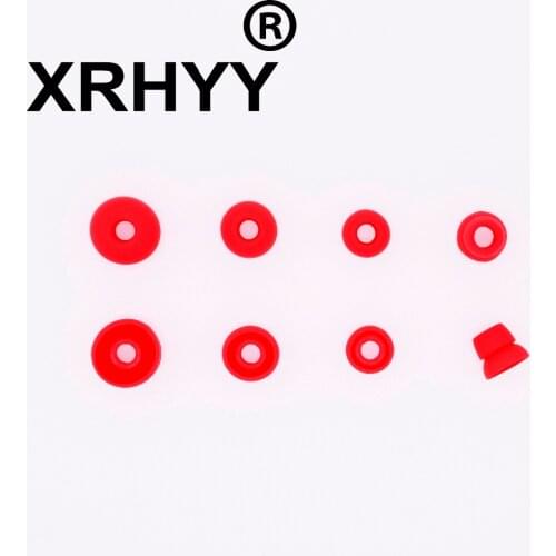 XRHYY 8Pcs Replacement Earbud Tips for Beats Powerbeats2 PB3 Powerbeats 3 Wireless Stereo Headphones - Red