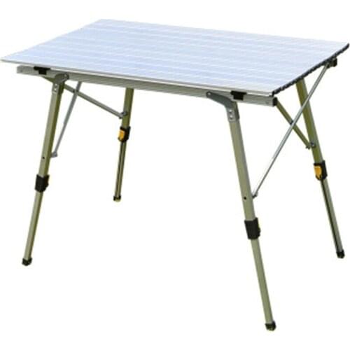 Outdoor Folding Table Chair Camping Aluminium Alloy Picnic Table Waterproof Durable Folding Table Desk For 90*53cm