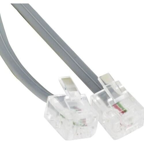 TELEPHONE LINE CABLE READY 6P/2C 1.5 METERS