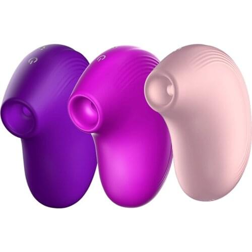 Woman Sucking Vibrator Clit Sucker Clitoris Stimulator Masturbator Dildo Nipple Licking Tongue Oral Adult Sex Toys For Couple