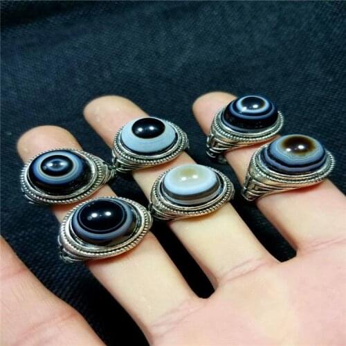 100% Real green jade ring natural peculiar agate rings resizable 925 sterling silver ring men women rings jade jewelry