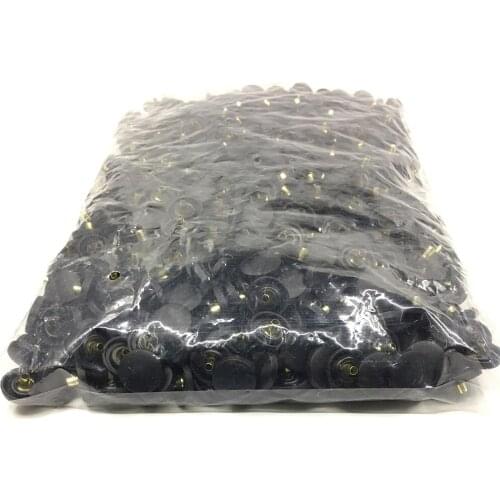1000PCS snaps top cover 15mm 17mm Black white nylon material Buttons Plastic snaps button Rivet Button accessories T3T5 T8