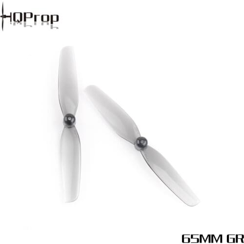 5Pairs HQPROP 65mm 2-Blade PC Propeller 1.5mm for RC FPV Racing Freestyle 2.5inch Toothpick Cinewhoop Ducted Drones DIY Parts