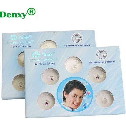 Denxy 1box High Quality Diamond Teeth Decorate Dental Teeth Dental Crystal Tooth Stone Diamond Teeth Decoration Jewelry Teeth