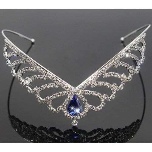 Crystal Princess Tiara and Tiara Girl Hair Tiara with Crown Diamond Wedding Decor