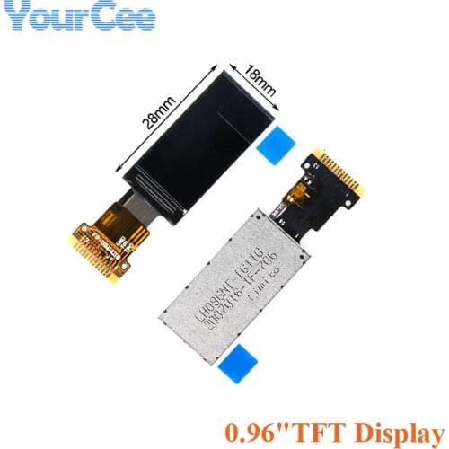 0.96" IPS Display 0.96 Inch TFT LCD Display Screen Module 80*160 ST7735 Drive IC 3.3V 13PIN SPI HD Full Colorful For lcd Module