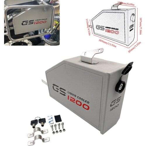 2020 NEW for BMW R1200GS R1250GS LC ADV Left Side Tool Box Case Bracket Waterproof Aluminum Durable GSA 1200 1250 LC Adventure
