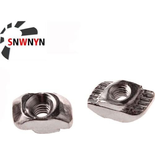 M3 M4 M5 For 20 Series Slot T-Nut Sliding T Nut Hammer Drop In Nut Fasten Connector 2020 Aluminum Extrusion 10/20/50/100PCS/Set