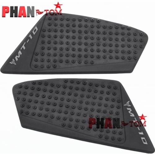 Motorcycle motorbike MT 10 Accessories Rubber Decal Motocross Oil Tank Pad Protector For yamaha MT10 2016 2017