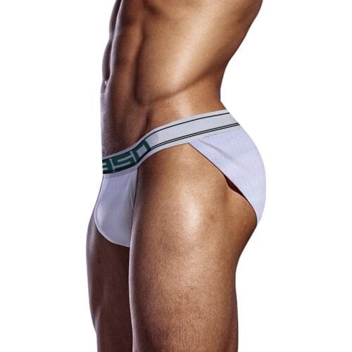 New Cotton Men Underwear Briefs Gay Mens Sexy Underpants High Fork Cuecas Masculinas Mens Bikini Low Wasit Male Panties BS3133