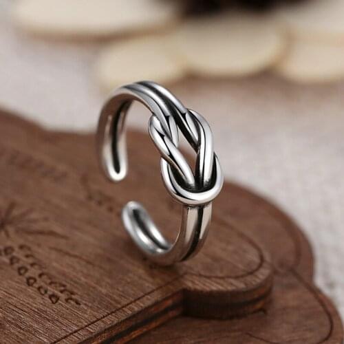 New Charming Open Love Heart Ring for Women Vintage Boho Party Rings Gothic Punk Jewelry Gifts for Girls 2021