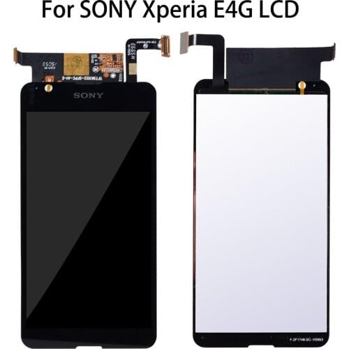 Original For SONY Xperia E4G E2003 E2033 LCD Display Digitizer Sensor Glass Panel Assembly Replacement Parts Free Shipping