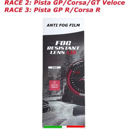 Fog Resistant Lens for Pista GP,Corsa,Pista GP R,Corsa R,GT Veloce Motorcycle Helmet Anti Fog Film Motorcycle Helmet Accessories