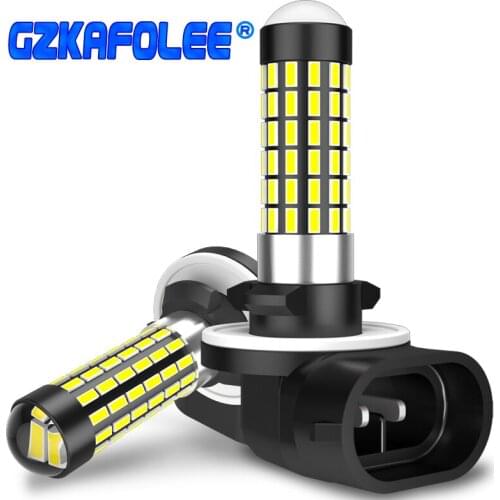 2pcs H27W/2 881 Led Bulbs Fog Lights for Cars DRL Led Fog Driving Lamp High Lights Car Light Sourse 6000K White H27W H27 Led