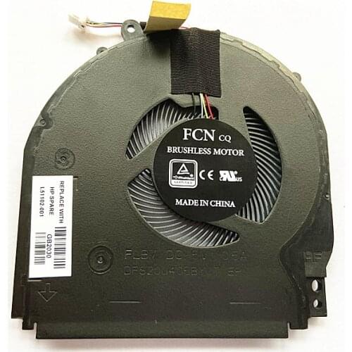 Original New CPU fan for HP 14-dh 14-dh1036tx 14m-dh tpn-w139 l51102-001 laptop Cooling cooler fan