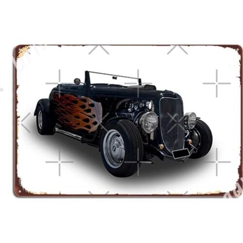 1933 Roadster Metal Signs Wall Decor Living Room Cinema Living Room Design Tin sign Posters
