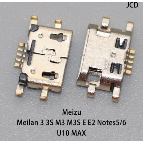5-20pcs Micro USB Jack Connector Charging port socket female For Meizu Meilan 3 3S M3 M3S E E2 Notes5/6 U10 MAX