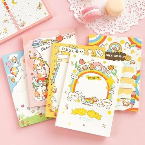 50 Sheets Cartoon Memo Pads Kawaii Memo Pad Cute Kawaii Stationery Notepads Stationery Anime Memo Cards Memo Notes Notepad