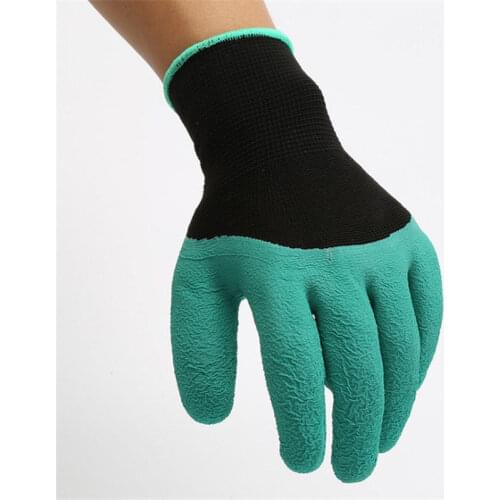 Free shipping two pairs gardening anti-spike,anti-water protecting latex working glove working gloves excellent with ABS Claw