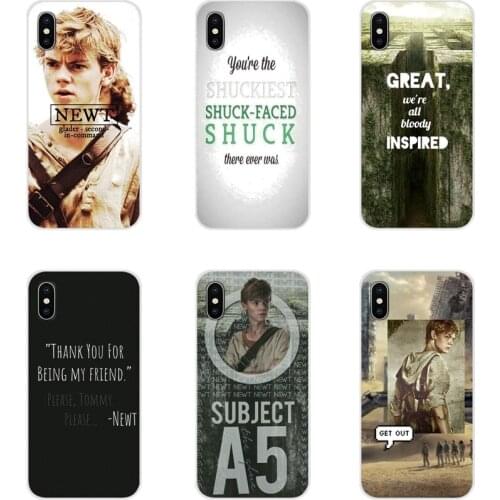 For Samsung Galaxy S2 S3 S4 S5 Mini S6 S7 Edge S8 S9 S10E Lite Plus The Maze Runner newt a5 Accessories Phone Shell Covers