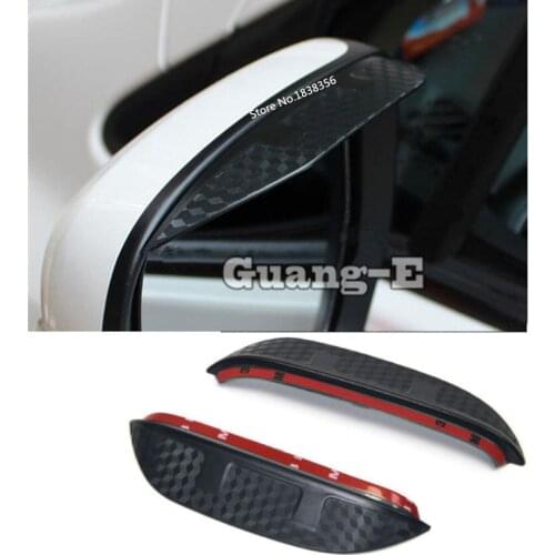 For Suzuki S-Cross Scross SX4 2017 2018 2019 2020 Car Rear Rearview Glass Mirror Rain Eyebrow Shield Sun Visor Shade Plastic