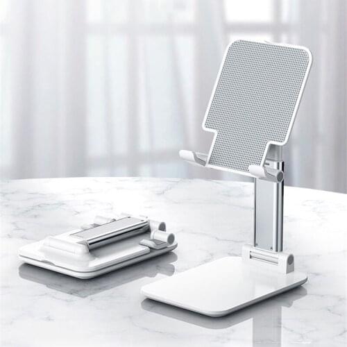 2020 Metal Desktop Tablet Phone Holder Stand for iPhone iPad Xiaomi Samsung Foldable Support Desk Mobile Phone Holder Stand